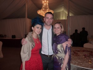 Heather, Me and Bron after the do