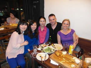 Lucia, Nancy, Valentina, me and Bron in Sailors