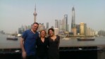 Me, Bron and Rachel at the Bund 