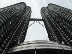 The Petronas Towers - at the bottom
